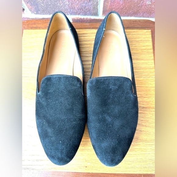 J Crew Black Suede Smoking Slippers - Picture 3 of 8